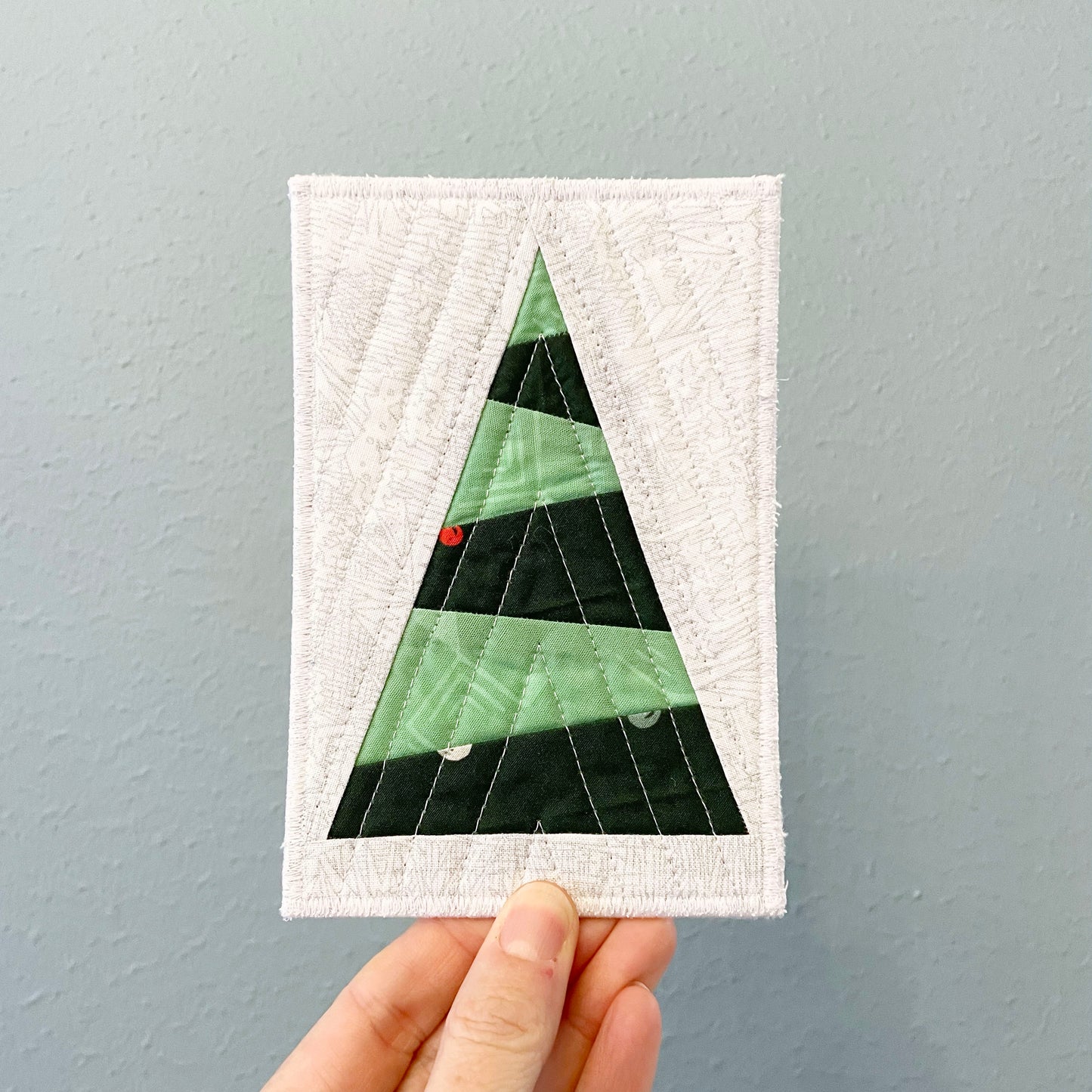 FREE - Modern Tree Postcard Block Pattern