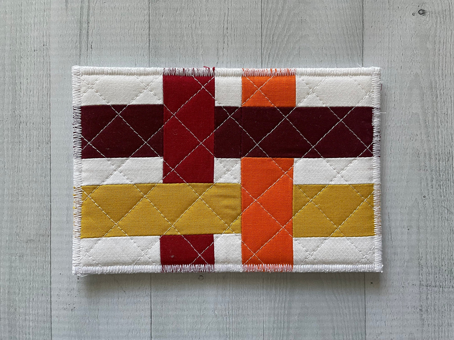 Quilted Fabric Postcard PDF Pattern Bundle