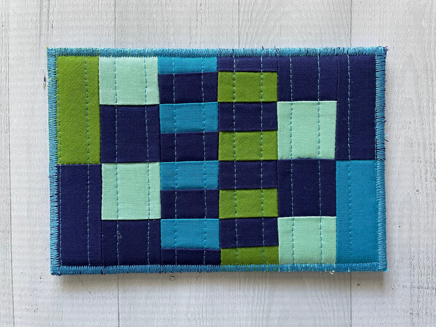 Quilted Fabric Postcard PDF Pattern Bundle