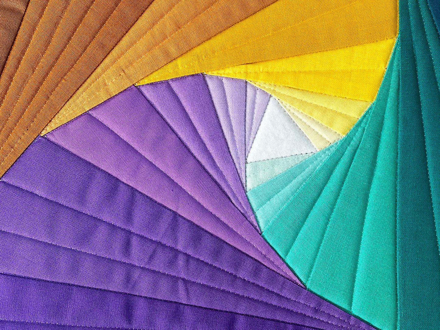 Spiraling Triangles Mini PDF Pattern