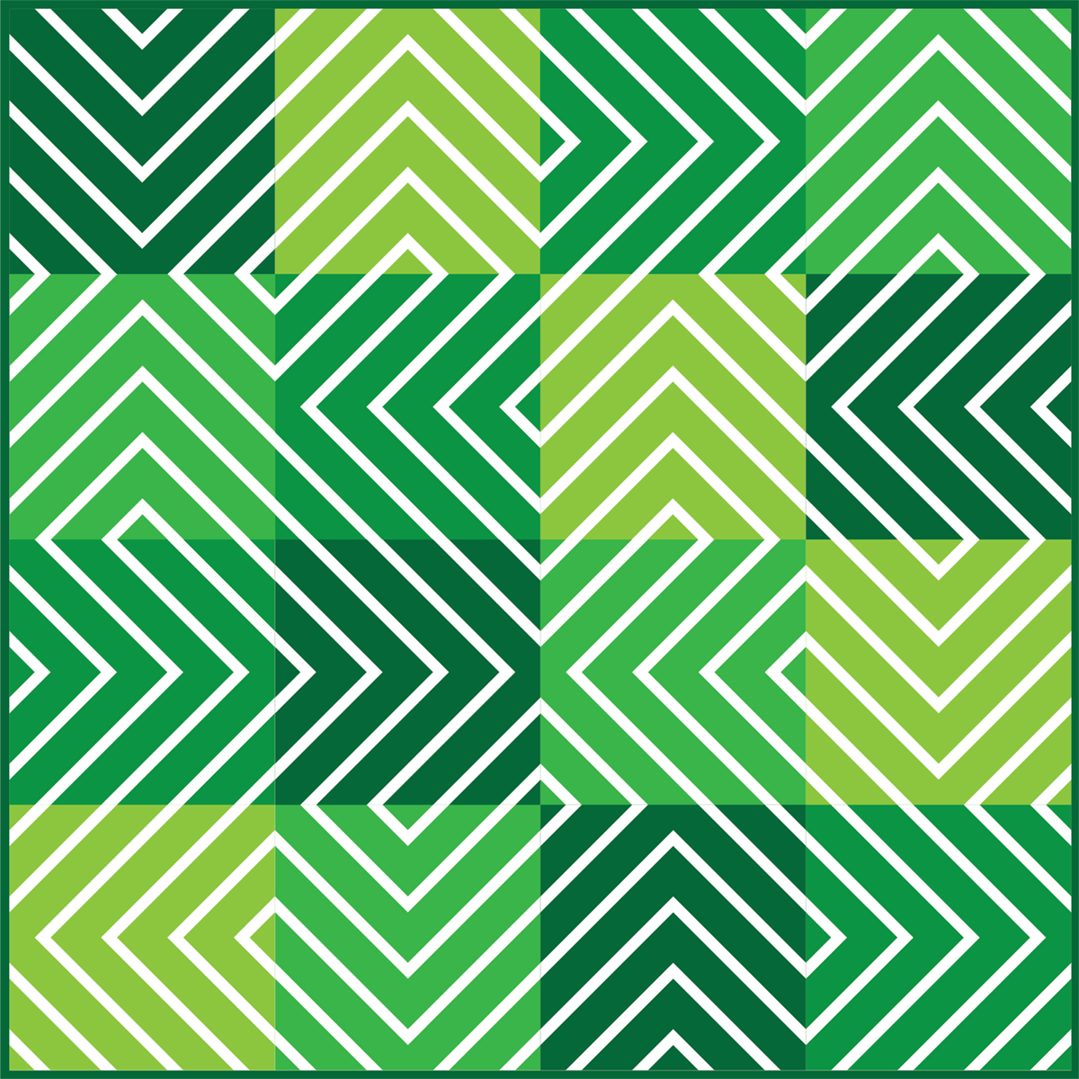 Modular Maze PRINT Pattern