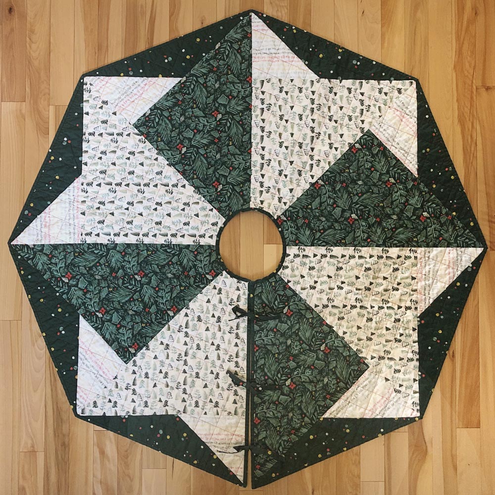 Spinning Star Tree Skirt PDF Pattern