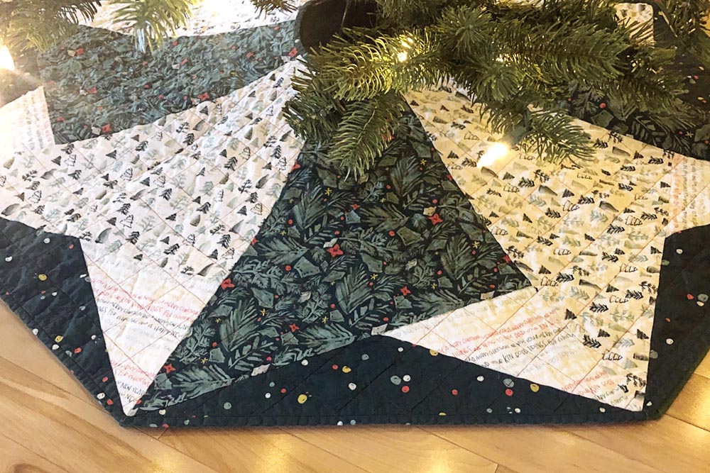 Spinning Star Tree Skirt PDF Pattern