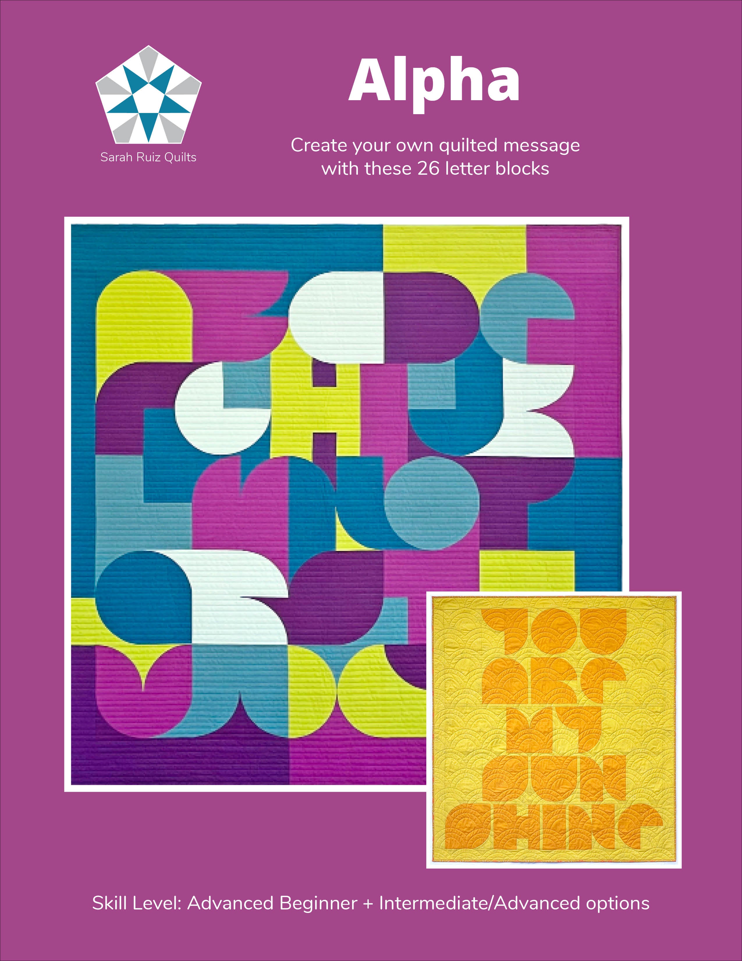 Alpha PDF Pattern – Sarah Ruiz Quilts