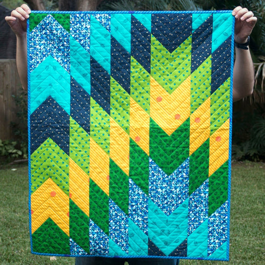 Broken Zig Zag Wall Quilt