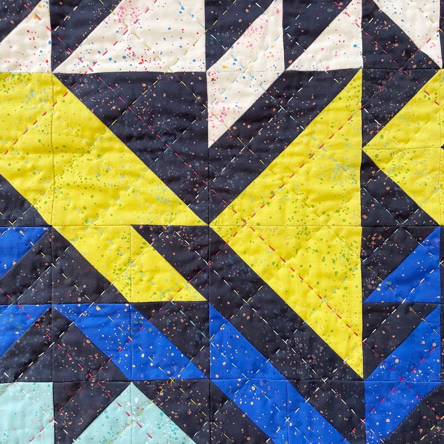 Geometric Triangle Mini/Wall Quilt