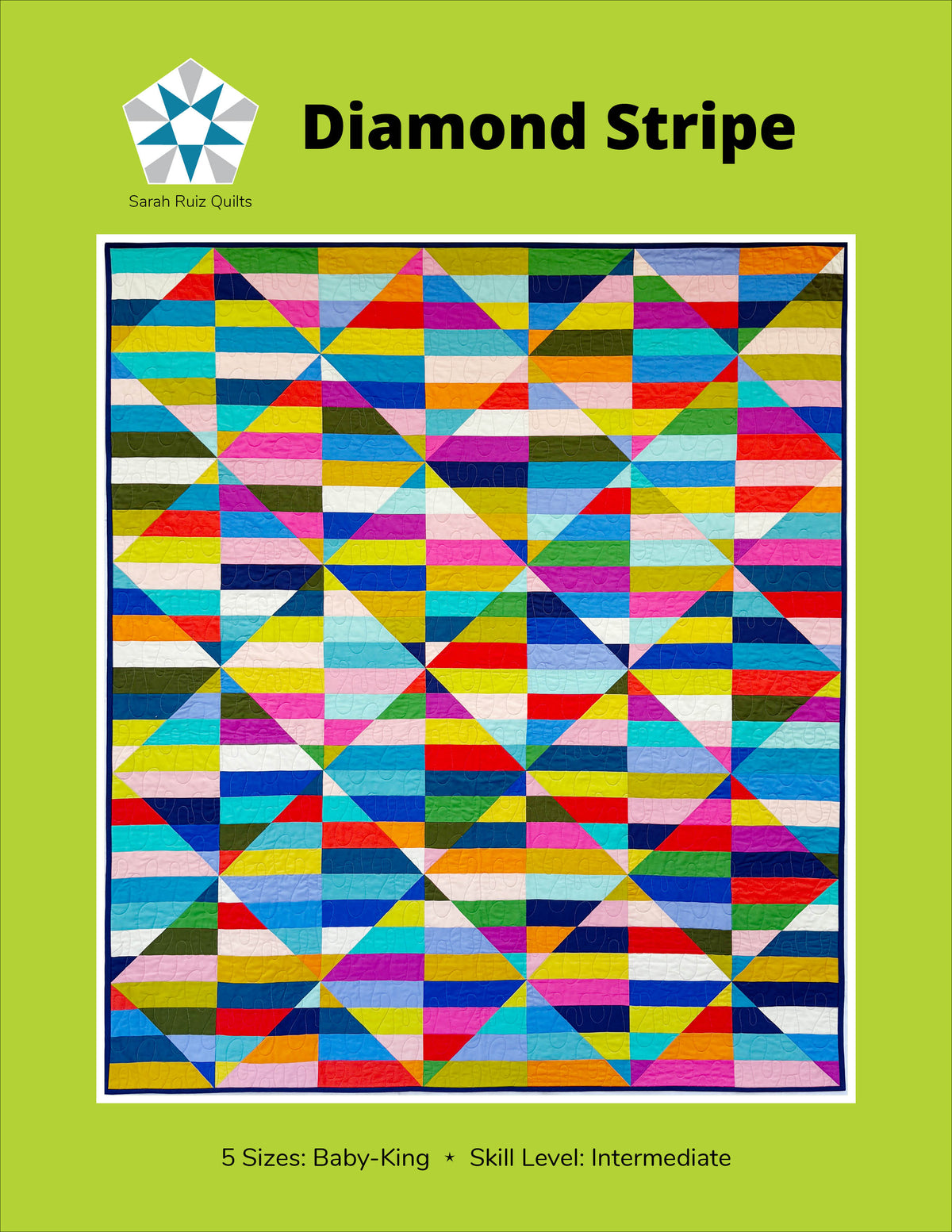 Diamond Stripe PDF Pattern