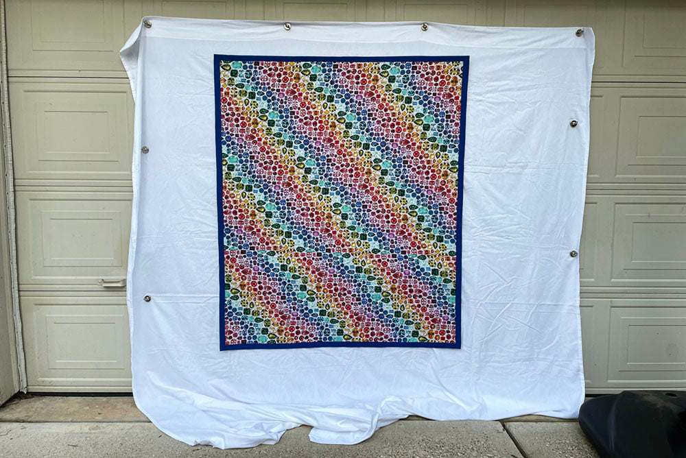 Spiraling Triangles Quilt
