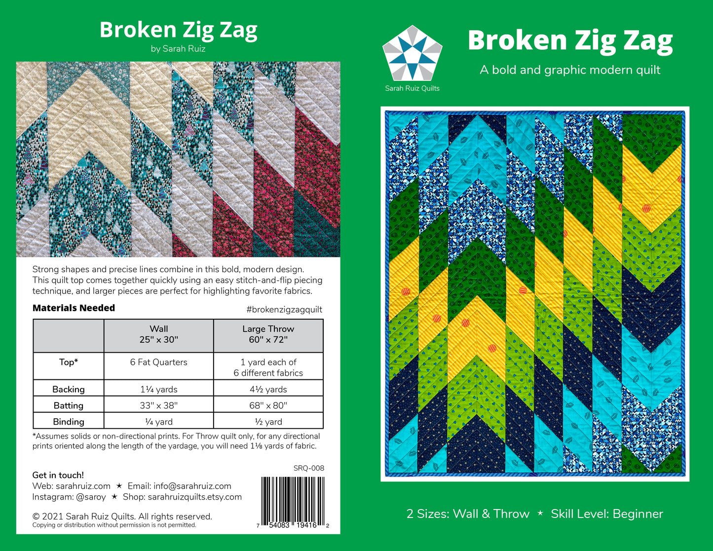 Broken Zig Zag PRINT Pattern