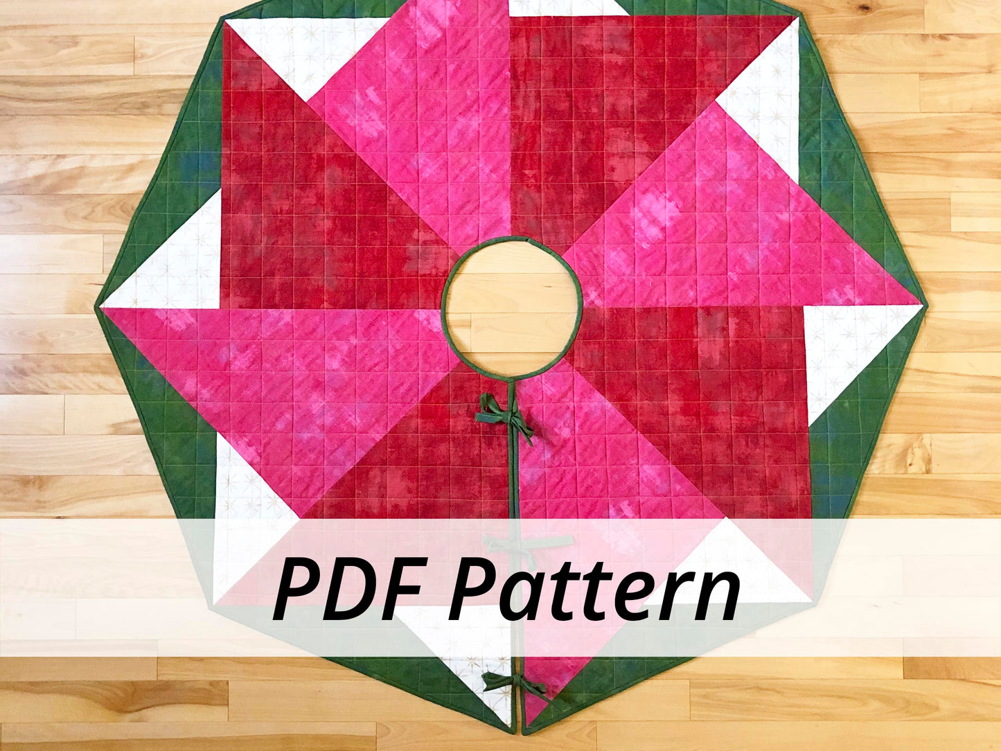 Spinning Star Tree Skirt PDF Pattern