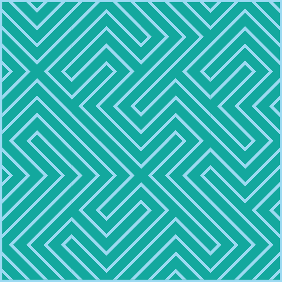 Modular Maze PRINT Pattern
