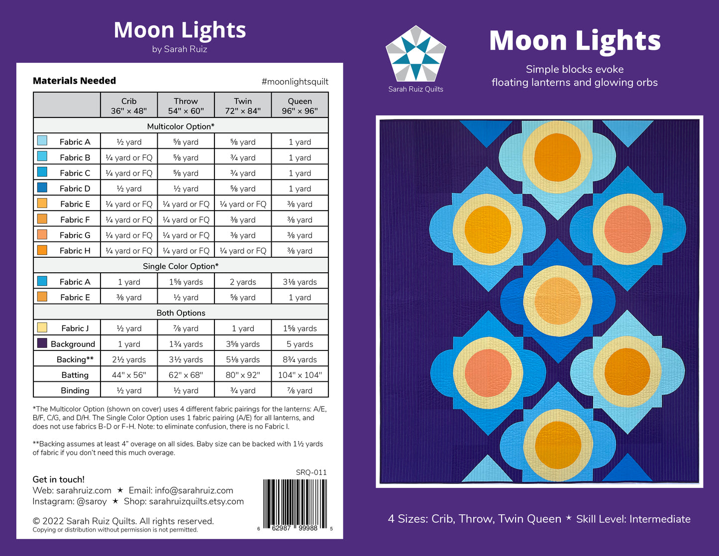 Moon Lights PRINT Pattern