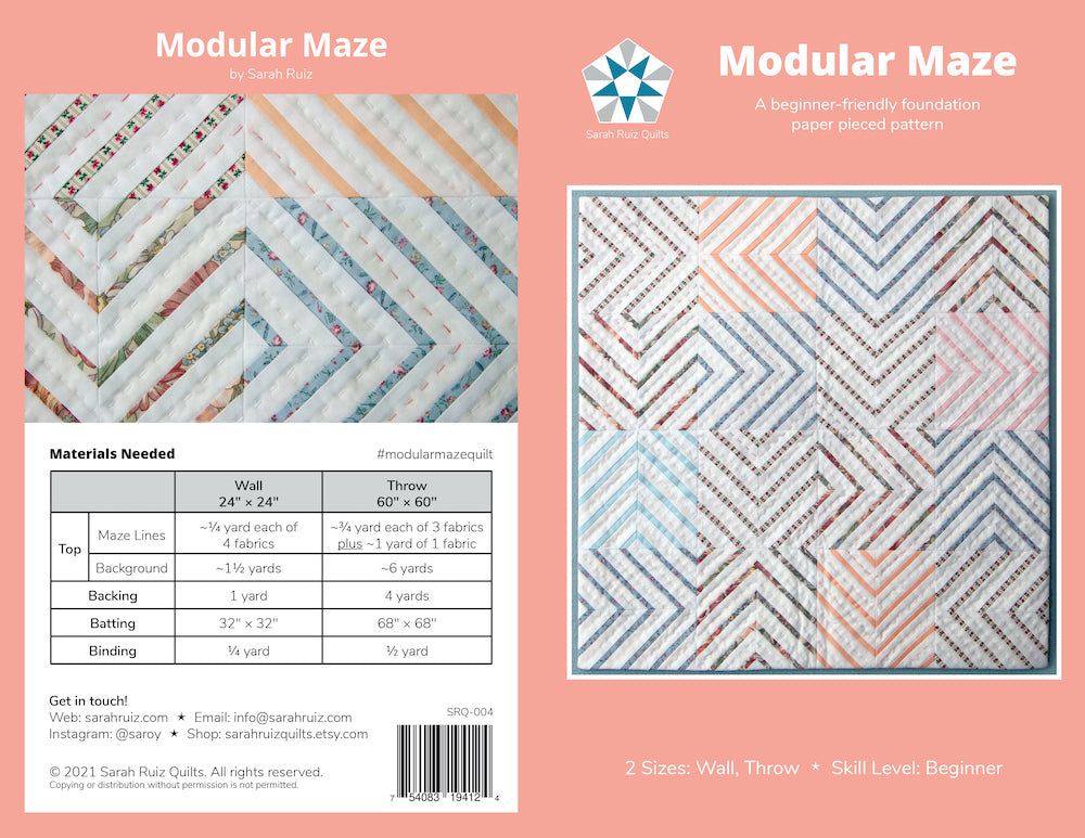 Modular Maze PRINT Pattern