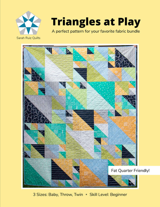 Triangles at Play PDF Pattern